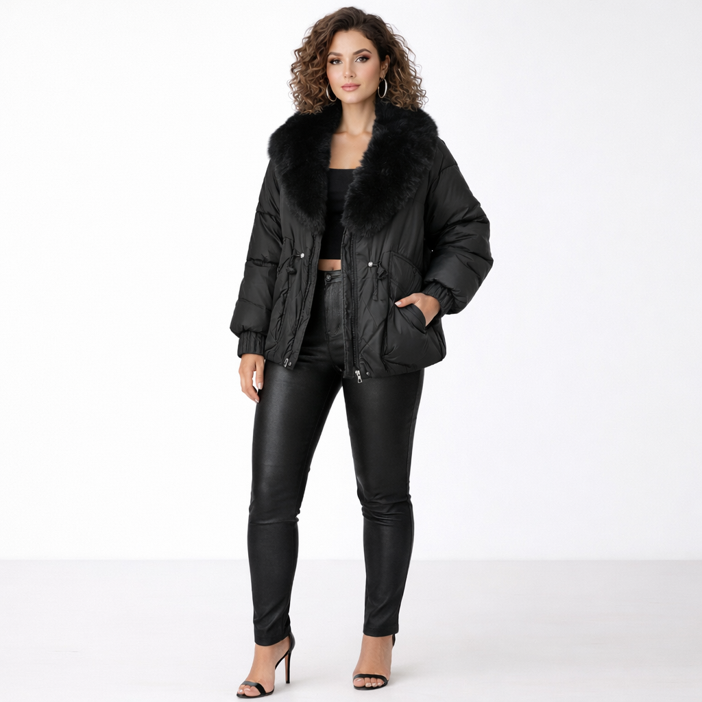 Chaqueta acolchada corta