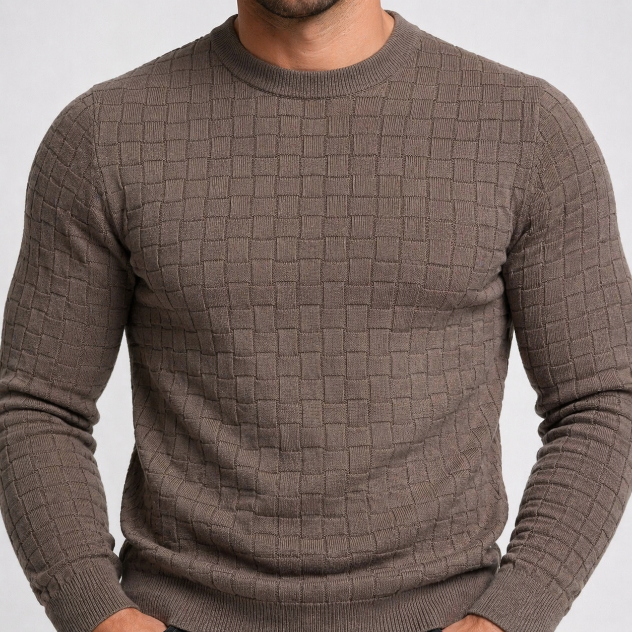 Jersey de punto estructurado