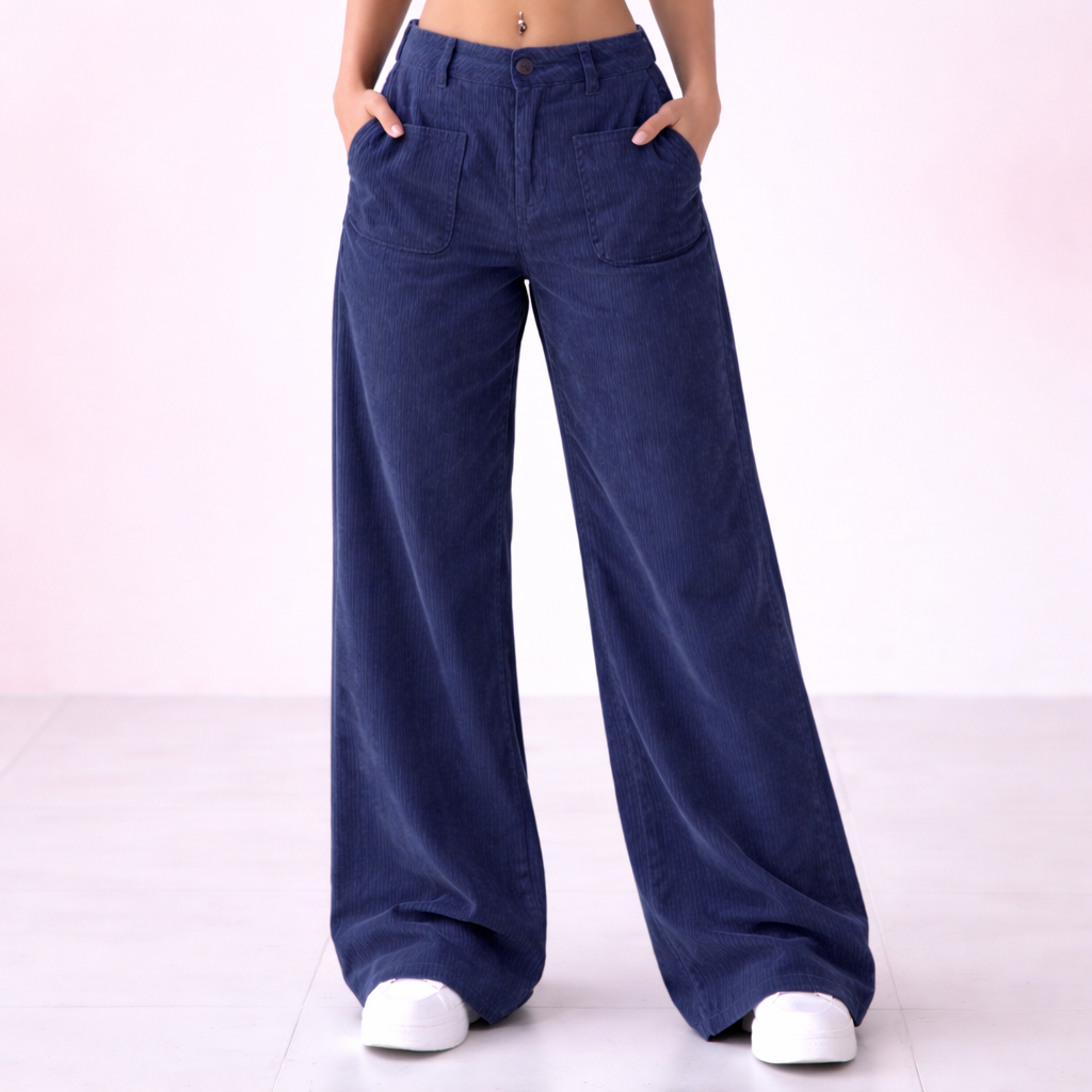 pantalones de pierna ancha