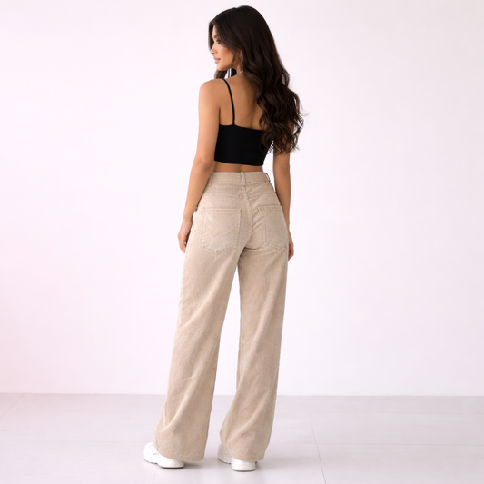 pantalones de pierna ancha