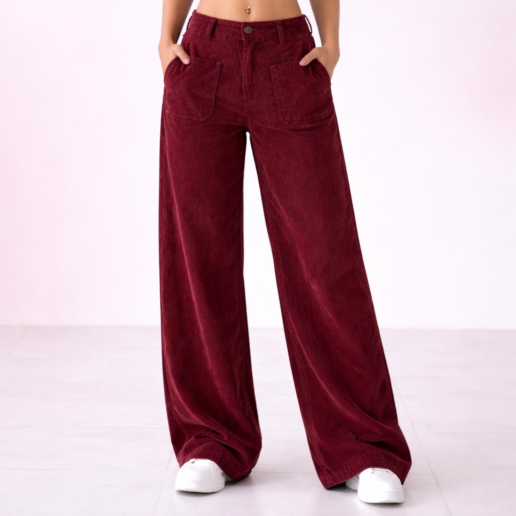 pantalones de pierna ancha