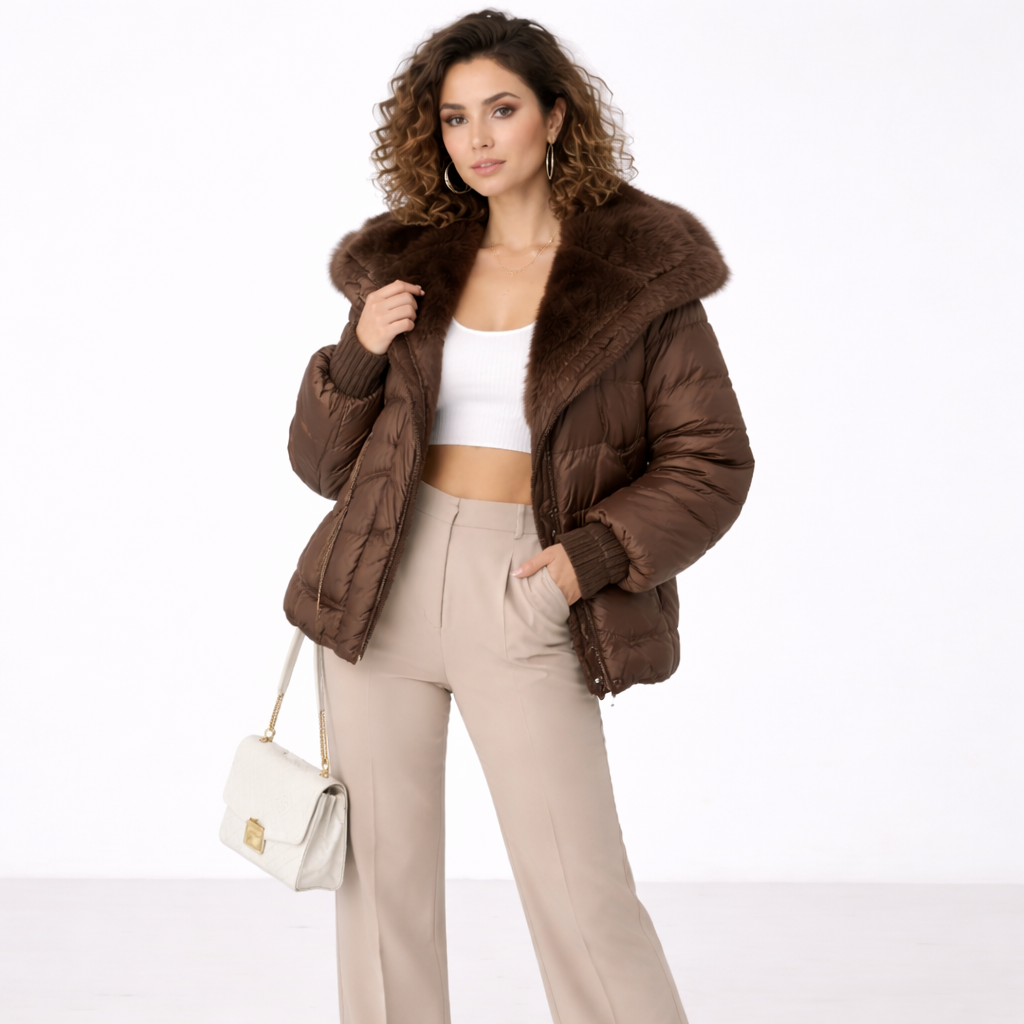 Chaqueta acolchada corta