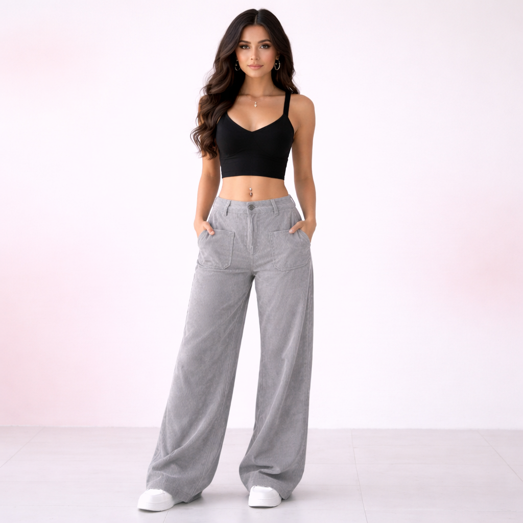 pantalones de pierna ancha