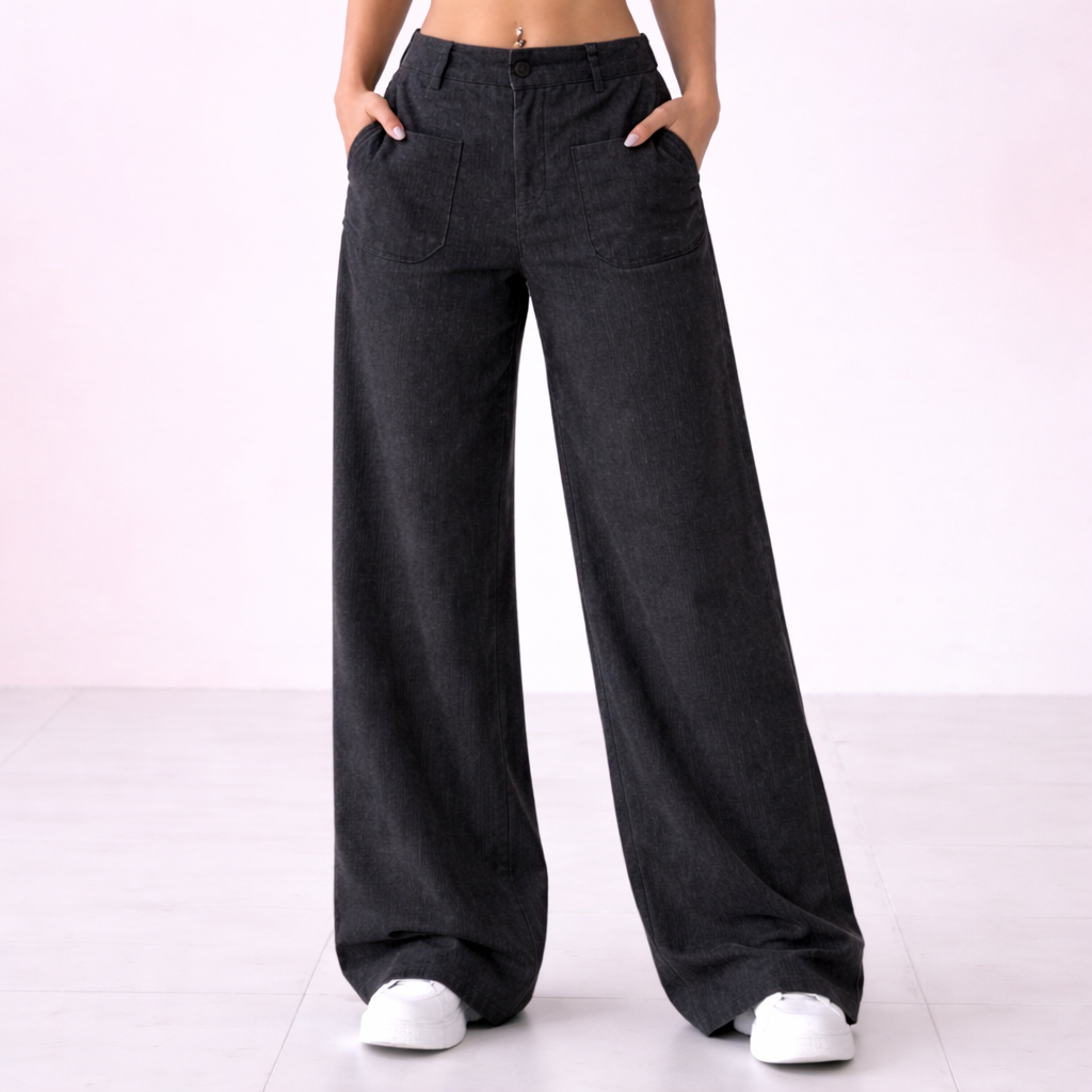 pantalones de pierna ancha