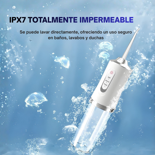 Irrigador Bucal Inalámbrico Portátil 3 Modos – IPX7 Recargable