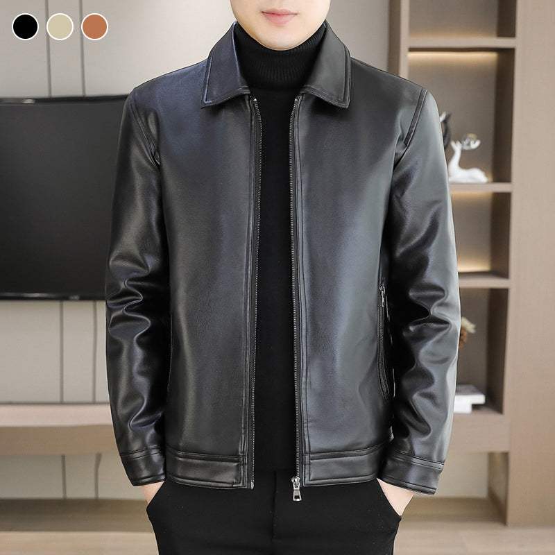 Chaqueta efecto piel