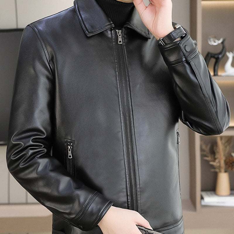 Chaqueta efecto piel