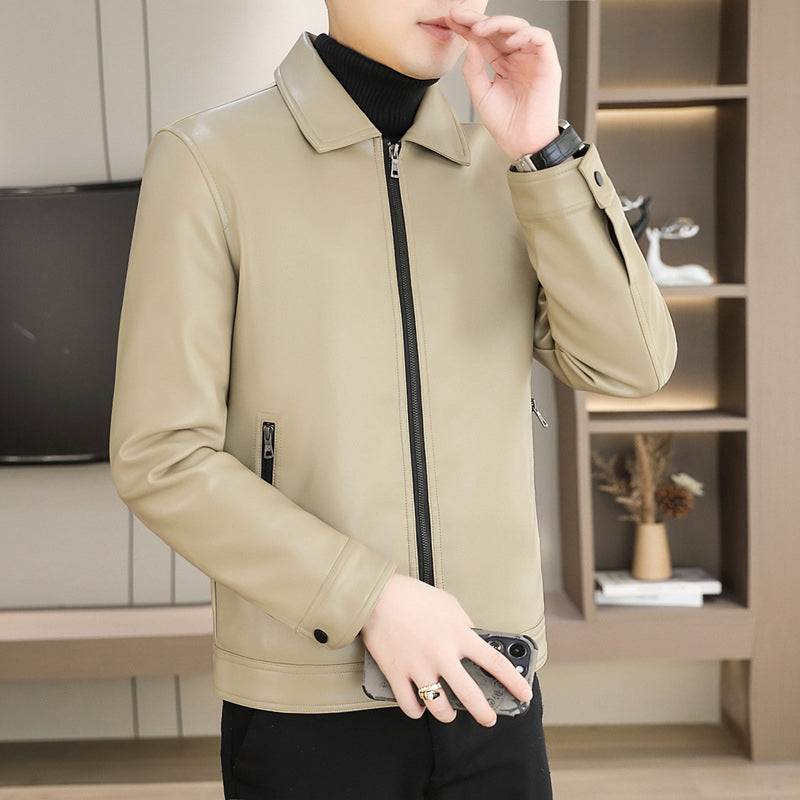 Chaqueta efecto piel