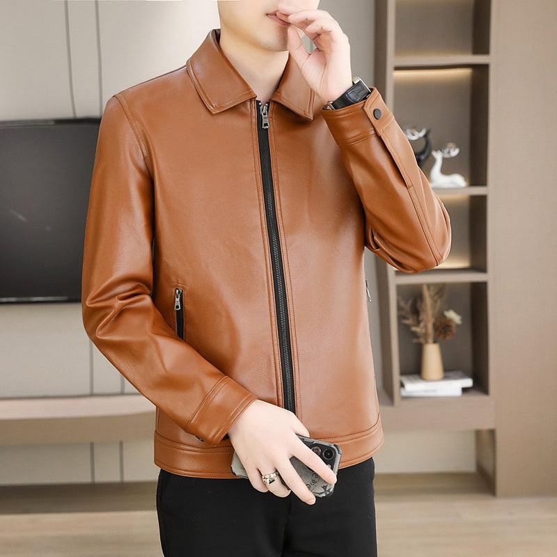 Chaqueta efecto piel