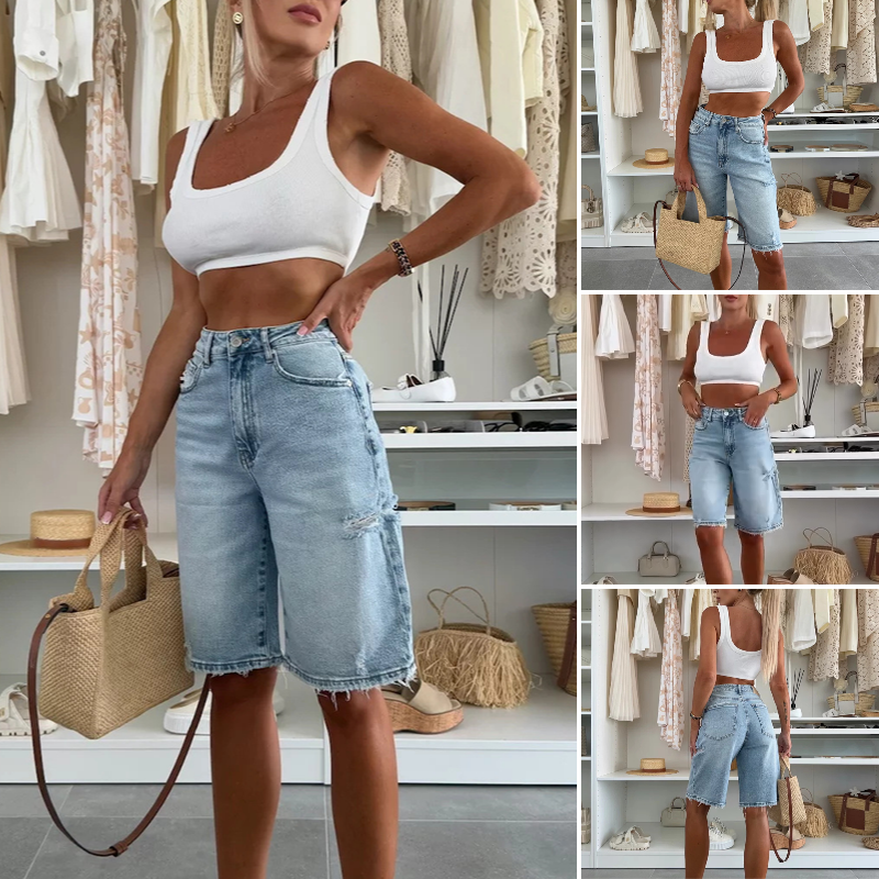 Shorts vaqueros mujer