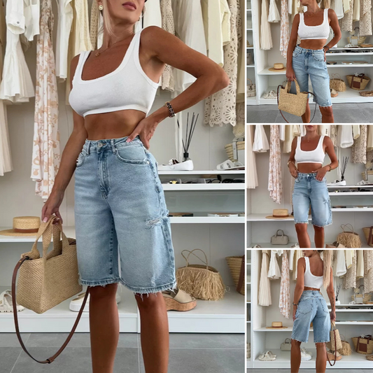 Shorts vaqueros mujer