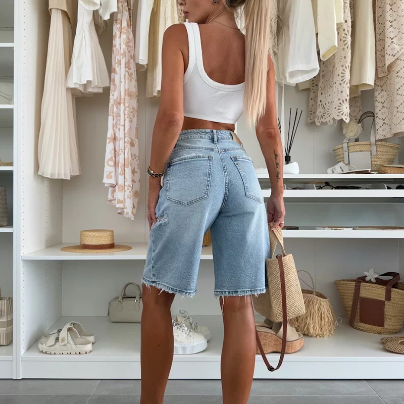Shorts vaqueros mujer