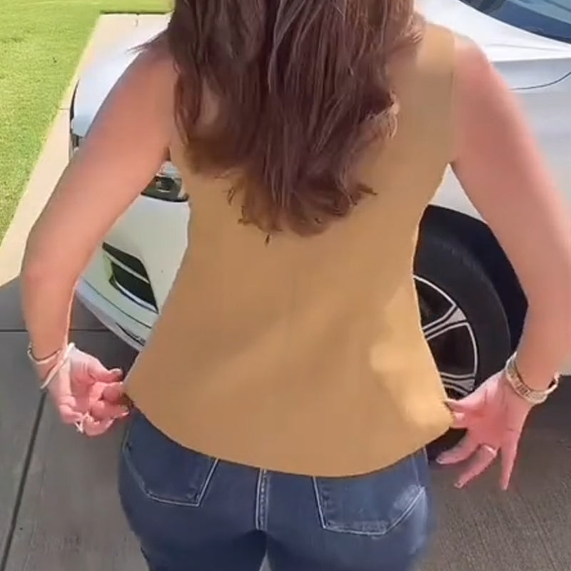 chaleco elegante mujer
