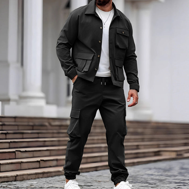 Conjunto retro de chaqueta