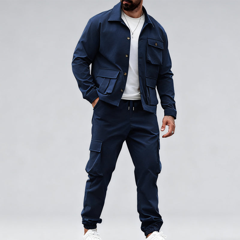 Conjunto retro de chaqueta