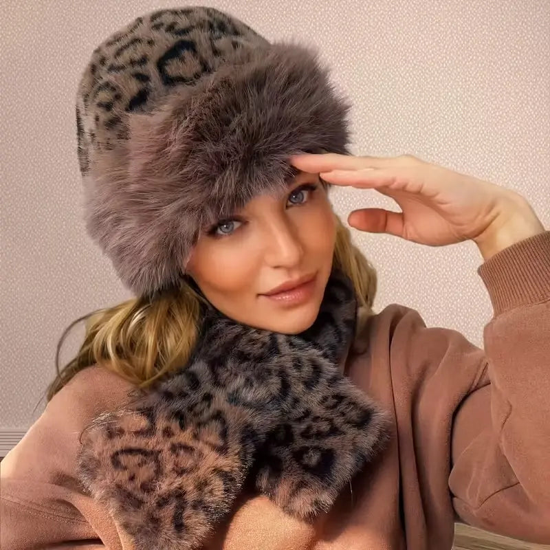 Conjunto de gorro y bufanda