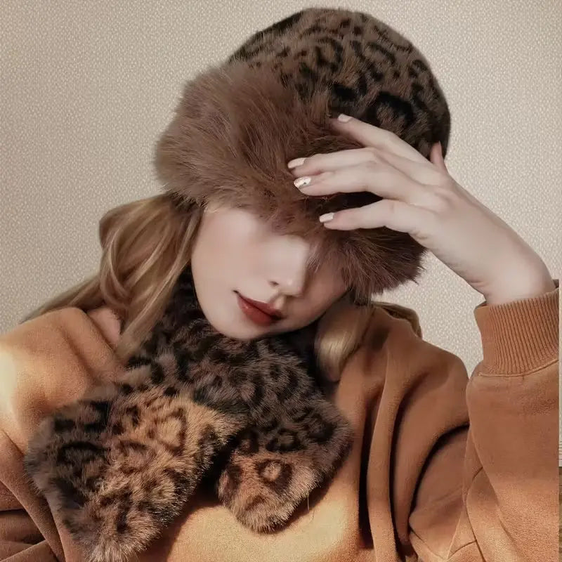 Conjunto de gorro y bufanda