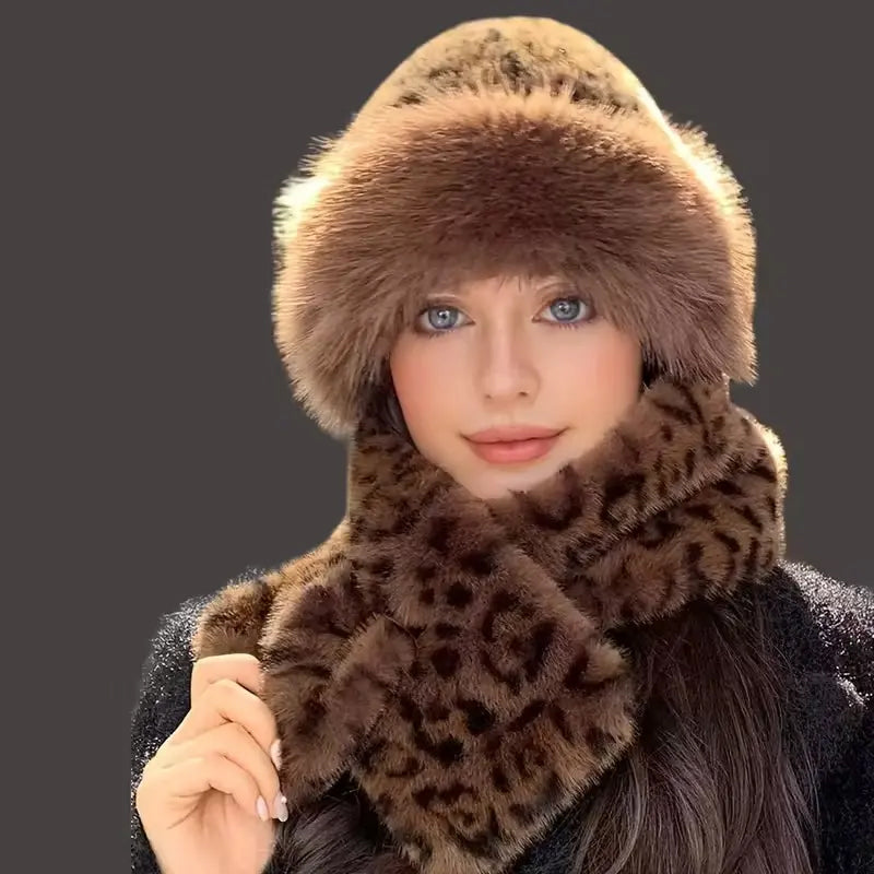 Conjunto de gorro y bufanda