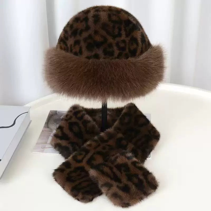 Conjunto de gorro y bufanda